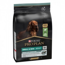 Pro Plan Dog Small Mini Sensitive Digestion - с агнешко месо, пълноценна храна за кучета мини и малки породи (1-10 кг.) над 12 месеца 3 кг.